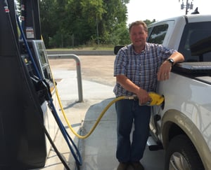 Scott McPheeters first E85 fill-up